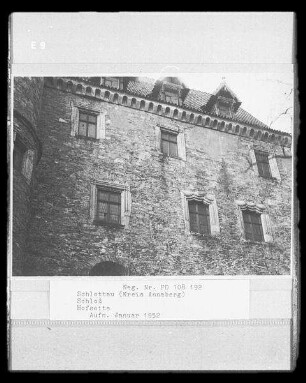 Schlettau, Schloss, Hofseite