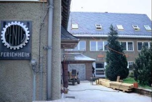 ehemaliges Betriebsferienheim Penig (bei Leipzig), wird Unterbringung für Zivildienstleistende
