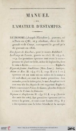 Manuel de l'amateur d'estampes