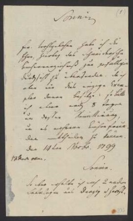 Briefe an Friedrich Nicolai : 14.11.1799-03.08.1800