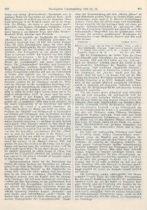 424-425 [Rezension] Lidzbarski, Mark (Übers.), Ginza, Der Schatz oder das Buch der Mandäer