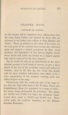 Chapter XVIII. Disticts of Ladâkh