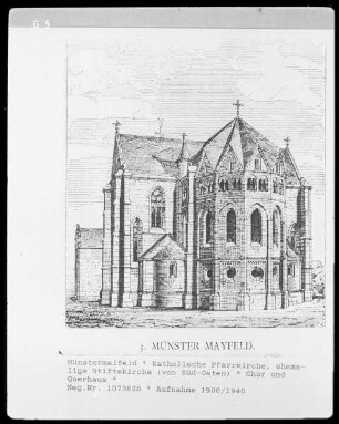 Münstermaifeld, ehemalige Stiftskirche Sankt Martin und Sankt Severus, Chor