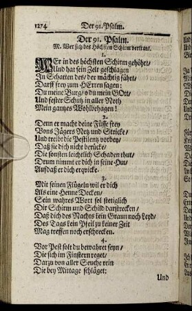 Der 91. Psalm. - Der 100. Psalm.