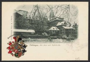 302, Tübingen, Alte Aula und Stiftskirche. Germania sei's Panier!