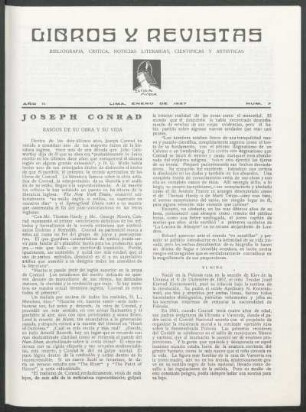 Joseph Conrad : Rasgos de su obra y su vida