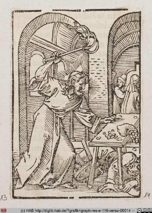 Jesus und die Tempelreinigung.