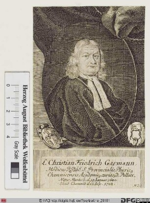 Bildnis Christian Friedrich Garmann