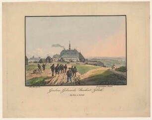 Das Huthaus der Fundgrube "Beschert Glück" in Zug (Freiberg-Zug)