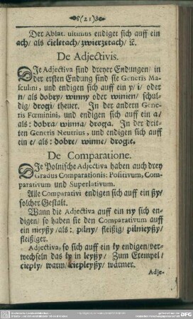 De Adjectivis
