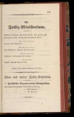 II. Justiz=Ministerium.