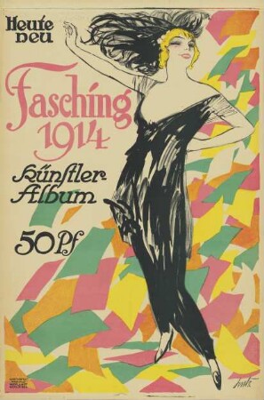 Heute neu, Fasching 1914 Künstleralbum