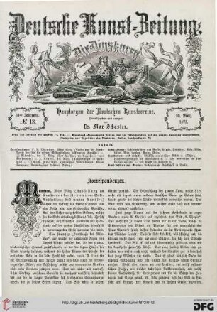 Nr. 13 (30. März 1873)