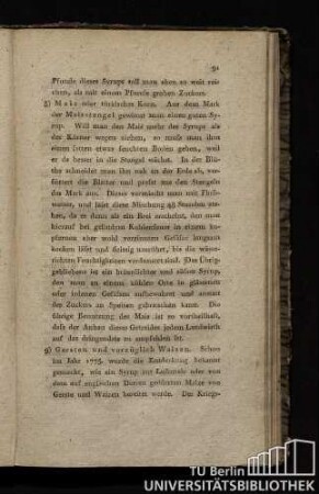 9) Gersten und vorzüglich Waizen
