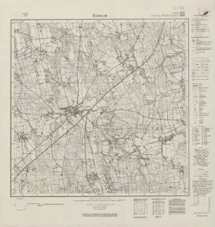 3118 (alte Nr.: 1595) Bassum, Meßtischblatt (4cm - Karte)