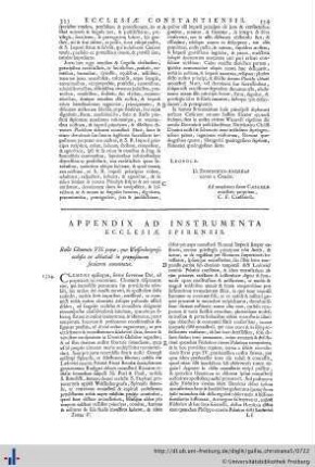 Instrumenta Ecclesiae Spirensis.