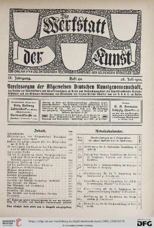 Heft 42 (28. Juli 1910)
