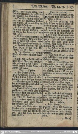 Der 17. Psalm