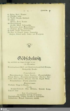 Göbschelwitz : Gottscheina