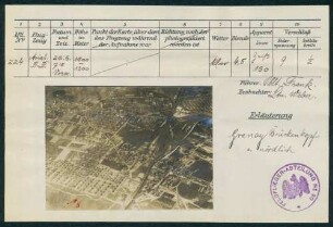 Foto des Brückenkopfes von Grenay (Luftbild)