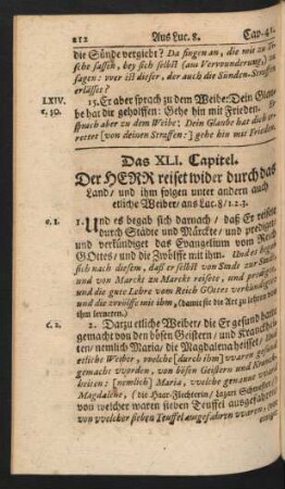 Das XLI. Capitel - L. Capitel.