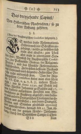 Das dreyzehende Capitel