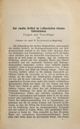 Zeitschrift für praktische Theologie. 15. 1893
