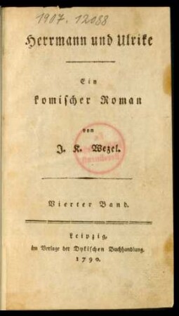 Bd. 4: Herrmann und Ulrike