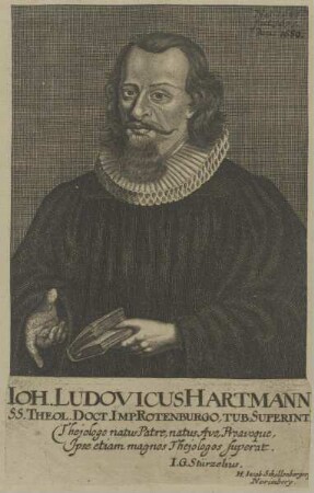 Bildnis des Ioh. Ludovicus Hartmannus