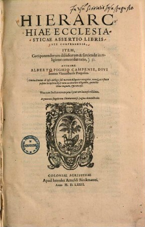 Hierarchiae ecclesiasticae assertio : libris sex comprehensa
