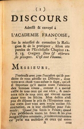 Réfléxions sur les differents caracteres des hommes