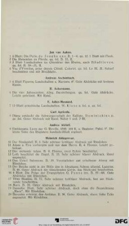[Kupferstiche, Radierungen, Illustrierte Werke, Kunsthandbücher, Handzeichnungen, Aquarelle, etc.] (Nr. 1-2291)