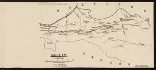 Karte von Galizien
