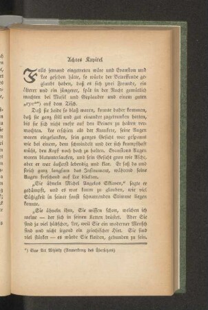 Achtes Kapitel