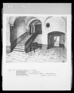 Im Hausflur (Patrizier-Haus; Schömberg, Kreis Landeshut)