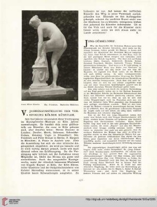 10: V. Jahresausstellung der Vereinigung Kölner Künstler