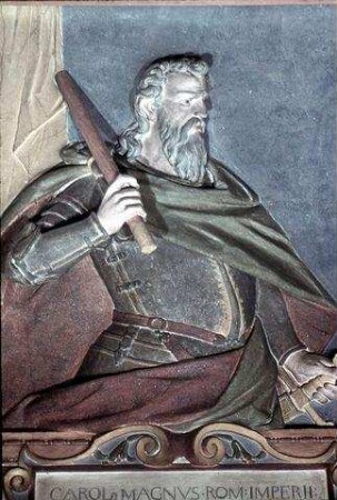 Halbfigur Kaiser Karls des Großen