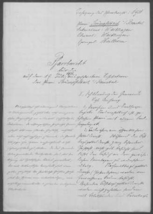Strümpfelbach: Pfarrbericht 1931