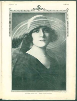 La mujer argentina. : Señorita Haydée Lagomarsino