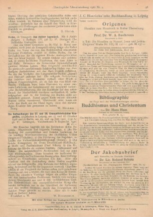 95 [Rezension] Die Verhandlungen des 27. und 28. Evangelisch-sozialen Kongresses, abgehalten in Leipzig, am 15. u. 16. Oktober 1918 u. in Berlin, am 23. u. 24. Juni 1920