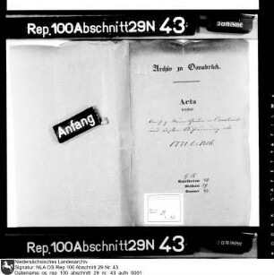Aufräumung des Neuen Grabens in der Stadt Osnabrück
