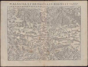 Alsatia Et Brisgoia II. Rheni Et VII. Nova Tabula