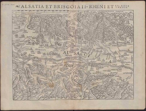Alsatia Et Brisgoia II. Rheni Et VII. Nova Tabula
