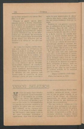 Visión selénica : Al poeta Guillermo Molinas Rolón