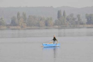 Angler am Untersee in Ermatingen