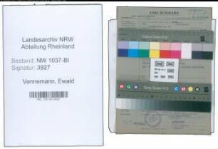 Entnazifizierung Ewald Vennemann , geb. 06.01.1911 (Kreisinspektor)