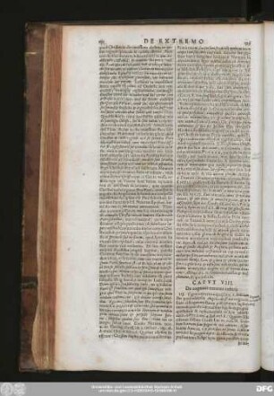 Caput VIII. De cognatis extremi iudicii.