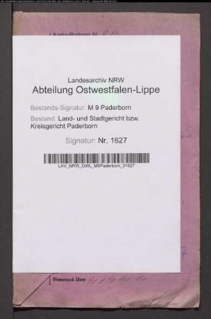 Erblasser: Nolte, Anton; Erblasser: Nolte, Angela, geb. Peters: