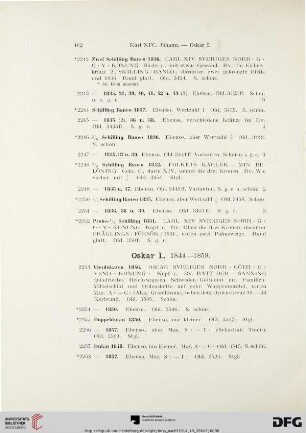 Oskar I. (Nr. 2253-2319)