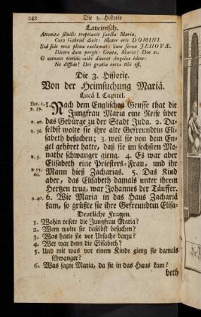 242-248, Die 3. - 4. Historie